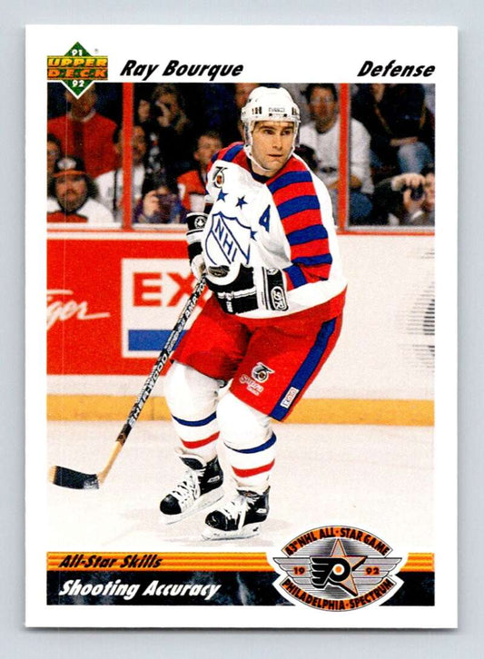 1991-92 Upper Deck #633 Ray Bourque AS  Boston Bruins  Image 1