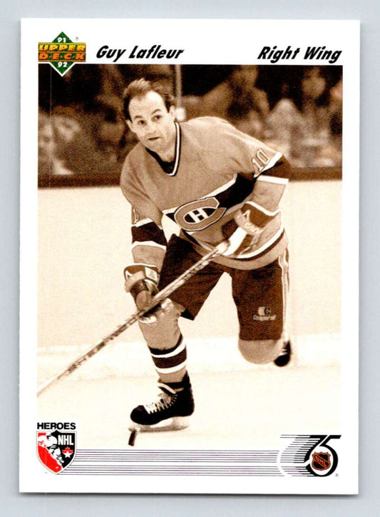 1991-92 Upper Deck #638 Guy Lafleur   Image 1