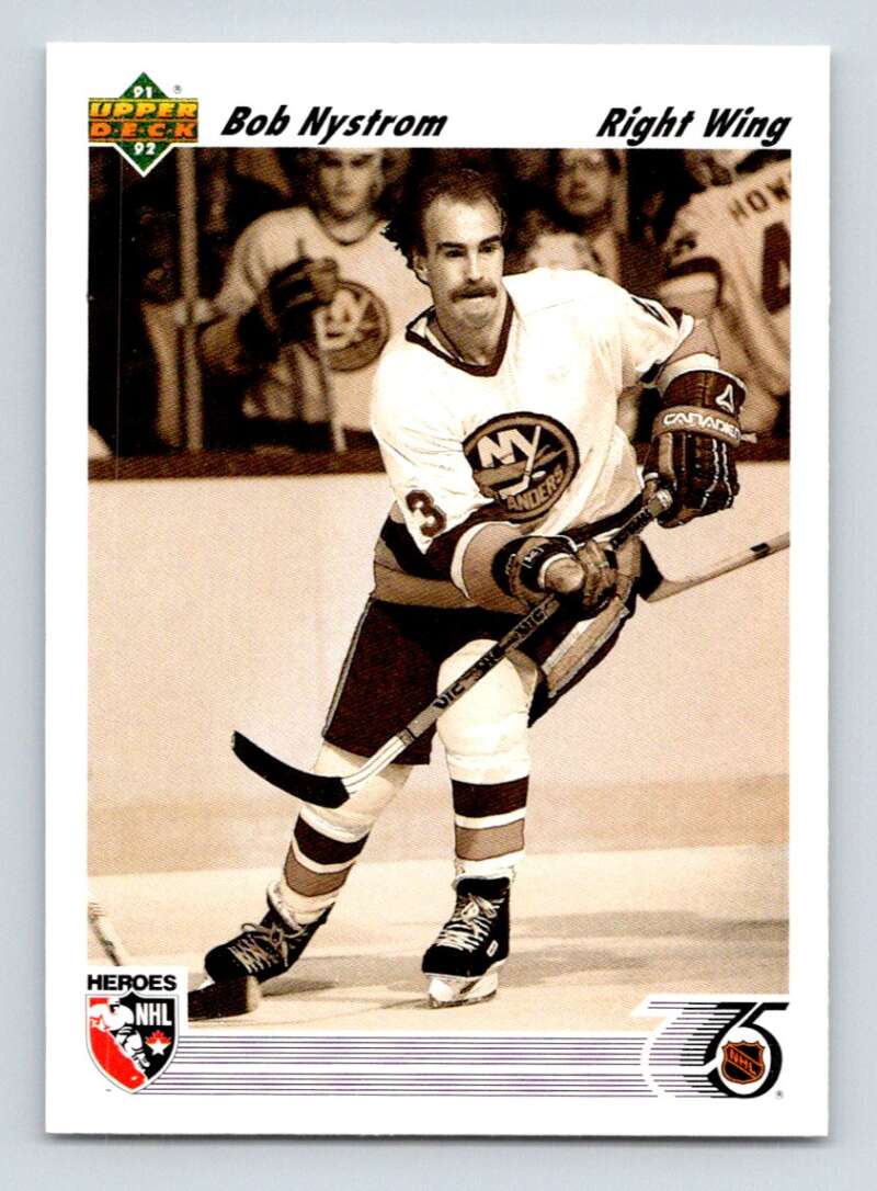 1991-92 Upper Deck #641 Bob Nystrom   Image 1