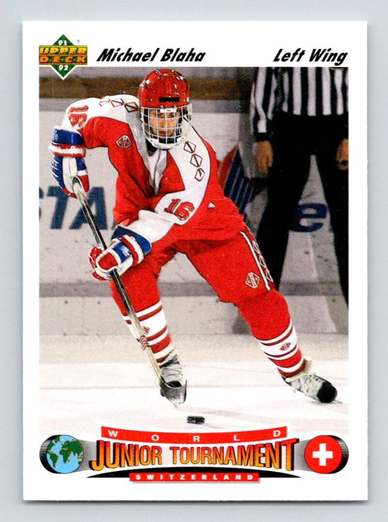 1991-92 Upper Deck #669 Michael Blaha  RC Rookie  Image 1