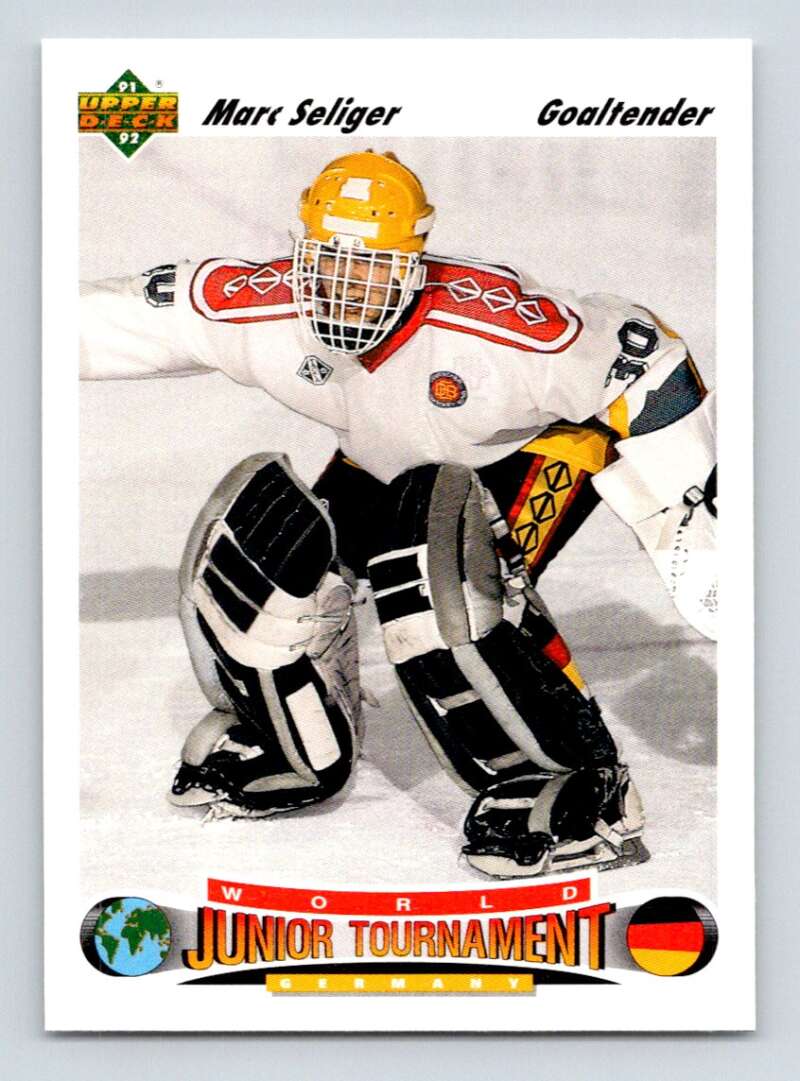 1991-92 Upper Deck #683 Marc Seliger  RC Rookie  Image 1