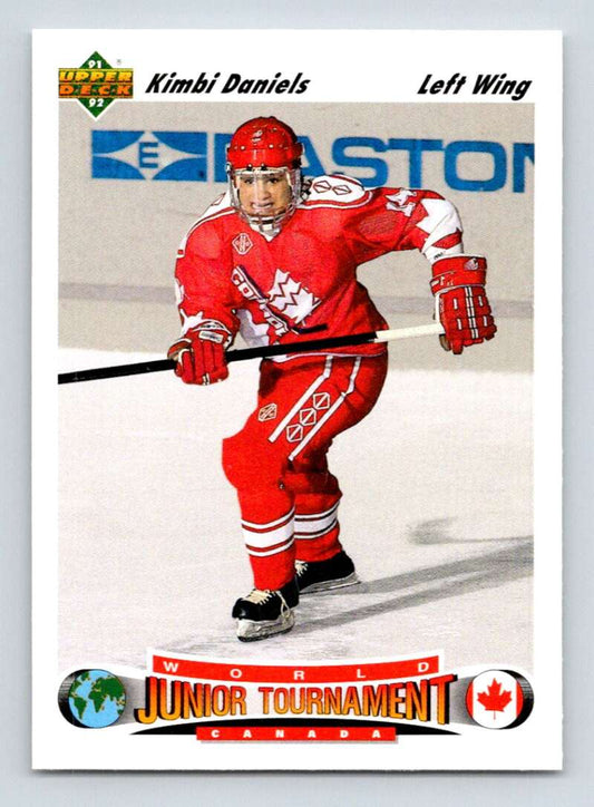 1991-92 Upper Deck #687 Kimbi Daniels  RC Rookie Philadelphia Flyers  Image 1