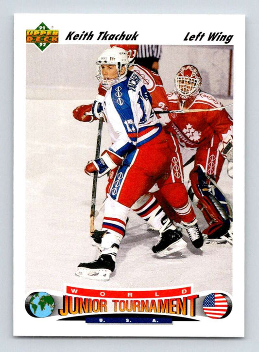 1991-92 Upper Deck #698 Keith Tkachuk  RC Rookie Winnipeg Jets  Image 1