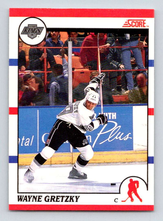 1990-91 Score Canadian Hockey #1 Wayne Gretzky  Los Angeles Kings  Image 1