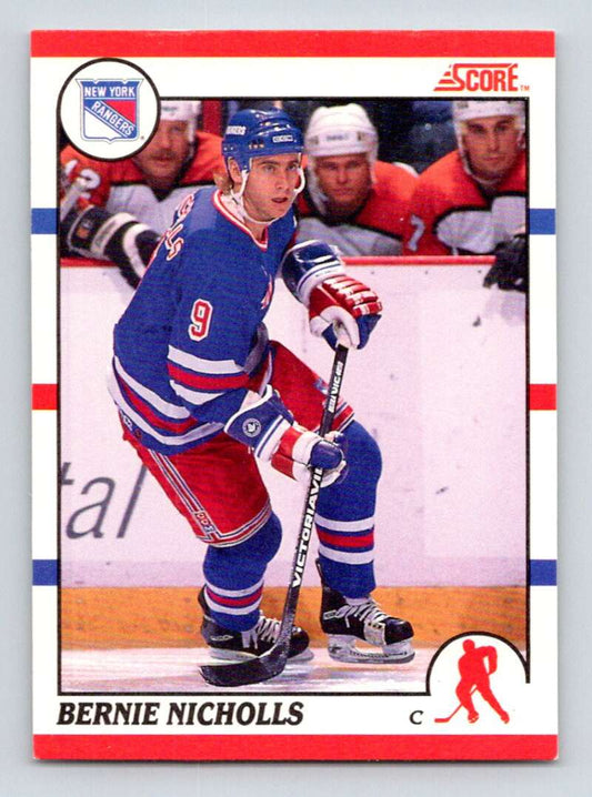 1990-91 Score Canadian Hockey #9 Bernie Nicholls   Image 1