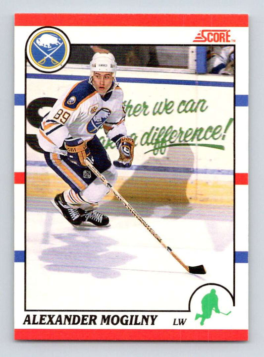 1990-91 Score Canadian Hockey #43 Alexander Mogilny  RC Rookie Buffalo Sabres  Image 1