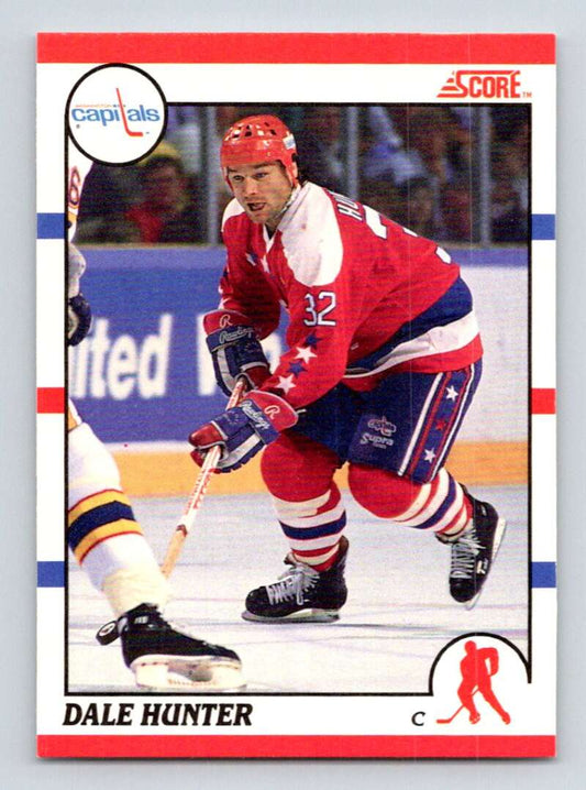 1990-91 Score Canadian Hockey #44 Dale Hunter  Washington Capitals  Image 1