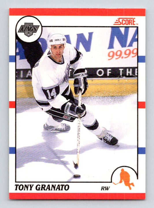 1990-91 Score Canadian Hockey #48 Tony Granato  Los Angeles Kings  Image 1