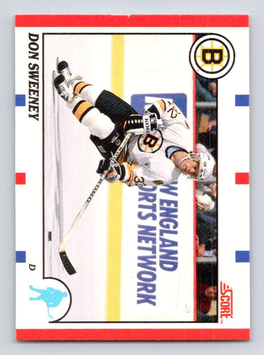 1990-91 Score Canadian Hockey #51 Don Sweeney  Boston Bruins  Image 1