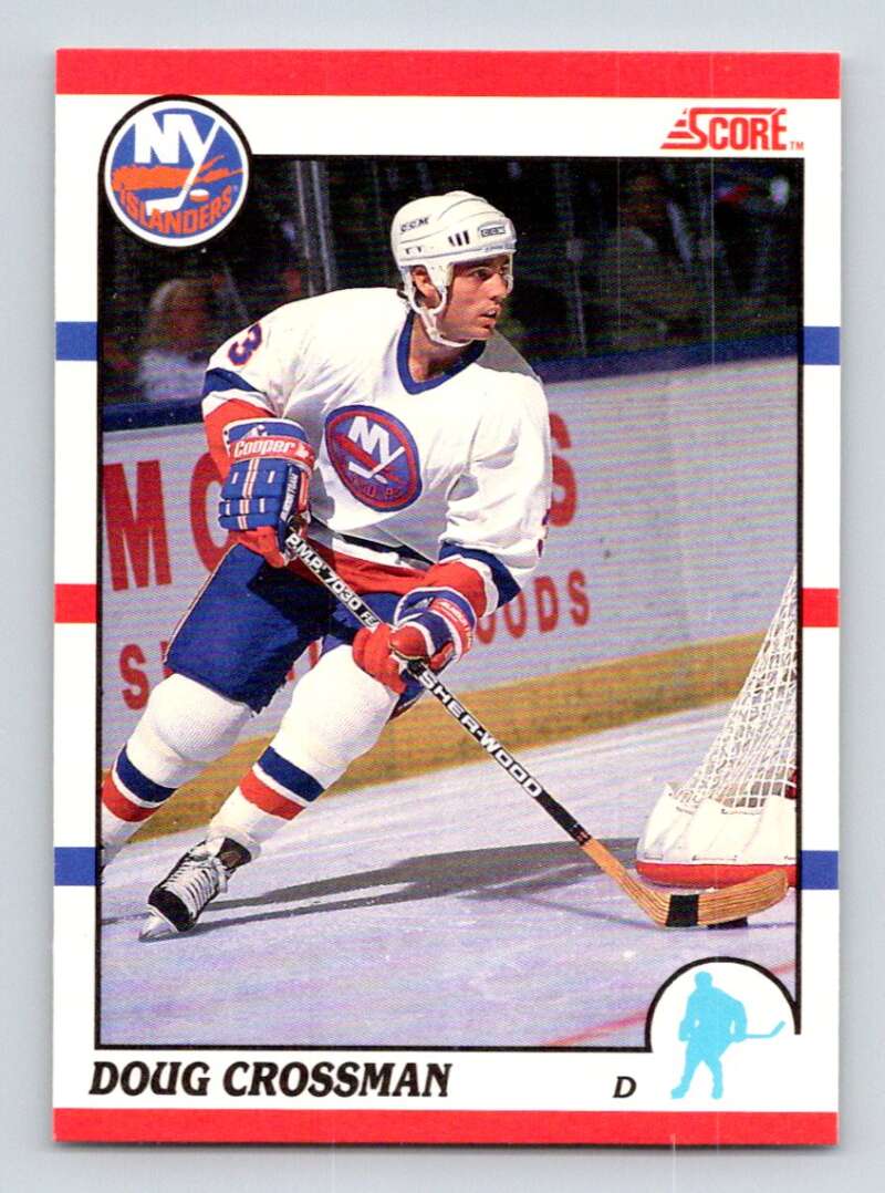 1990-91 Score Canadian Hockey #59 Doug Crossman   Image 1