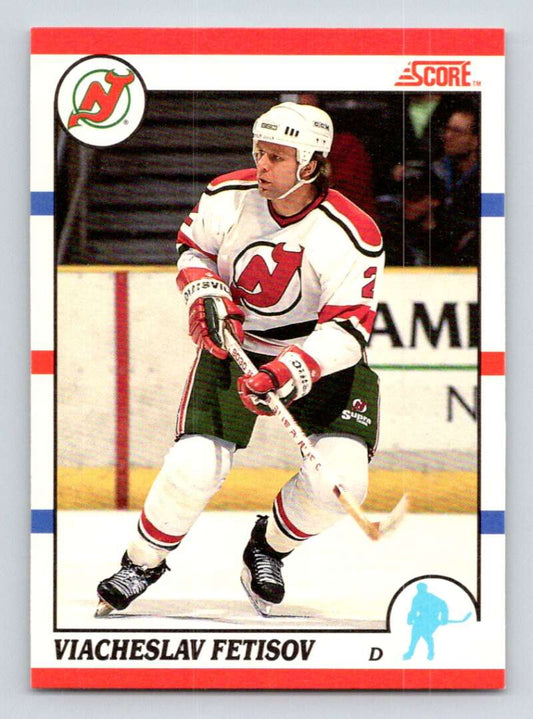 1990-91 Score Canadian Hockey #62 Slava Fetisov  RC Rookie New Jersey Devils  Image 1