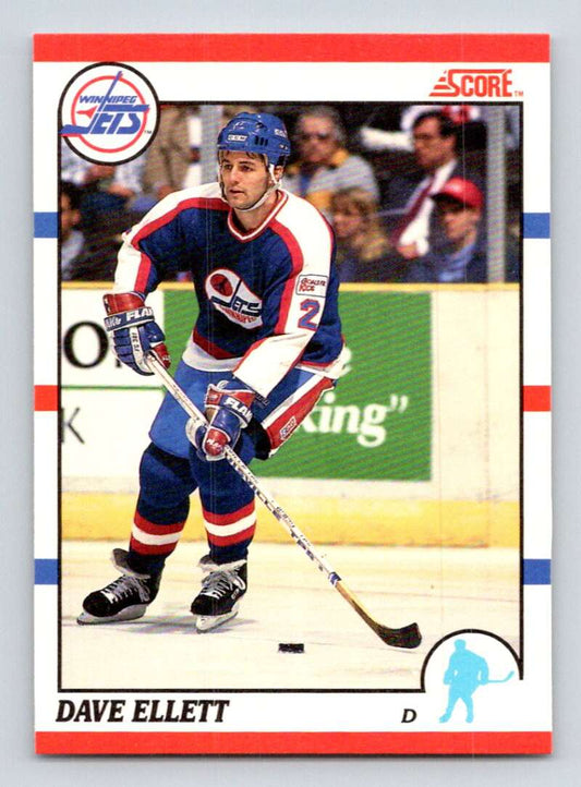 1990-91 Score Canadian Hockey #65 Dave Ellett   Image 1