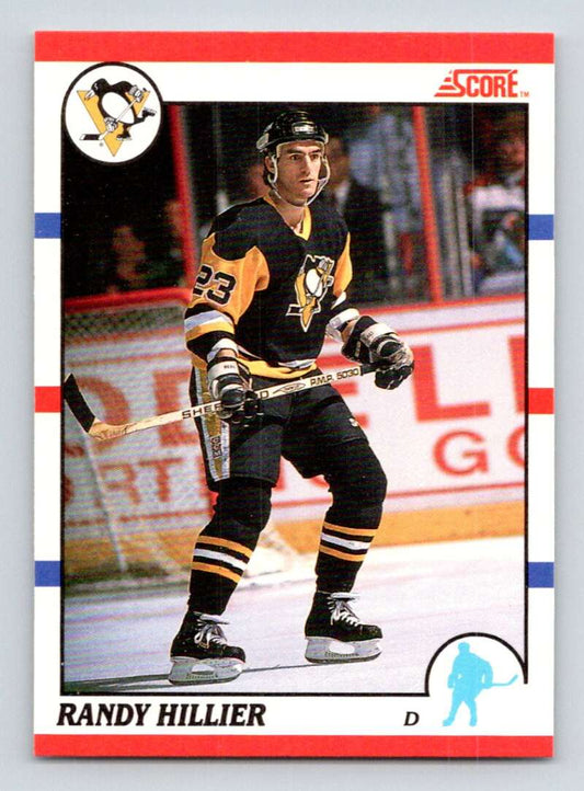 1990-91 Score Canadian Hockey #76 Randy Hillier  Pittsburgh Penguins  Image 1