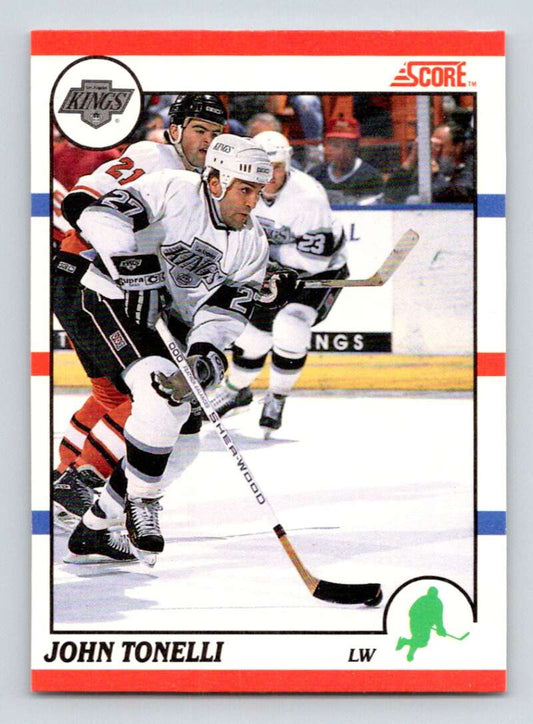 1990-91 Score Canadian Hockey #89 John Tonelli  Los Angeles Kings  Image 1