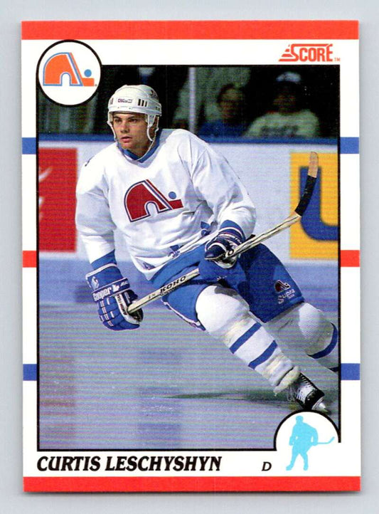 1990-91 Score Canadian Hockey #92 Curtis Leschyshyn  RC Rookie  Image 1