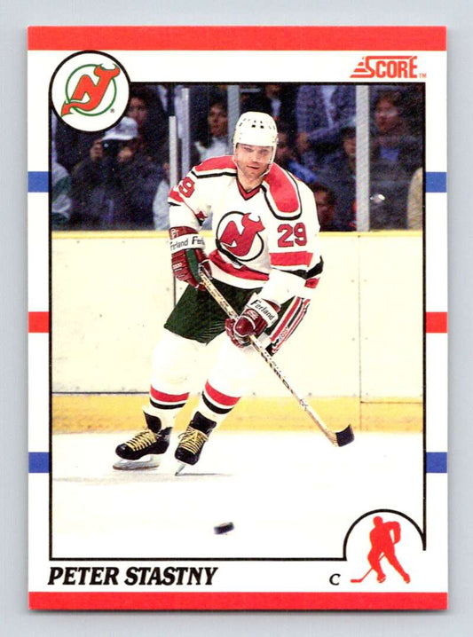 1990-91 Score Canadian Hockey #96 Peter Stastny  New Jersey Devils  Image 1
