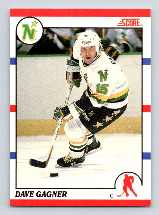 1990-91 Score Canadian Hockey #108 Dave Gagner  Minnesota North Stars  Image 1
