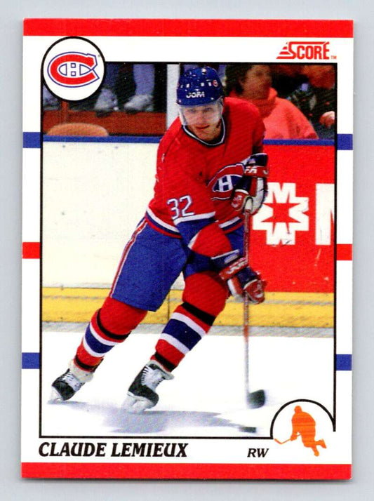 1990-91 Score Canadian Hockey #111 Claude Lemieux   Image 1