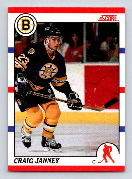 1990-91 Score Canadian Hockey #118 Craig Janney   Image 1