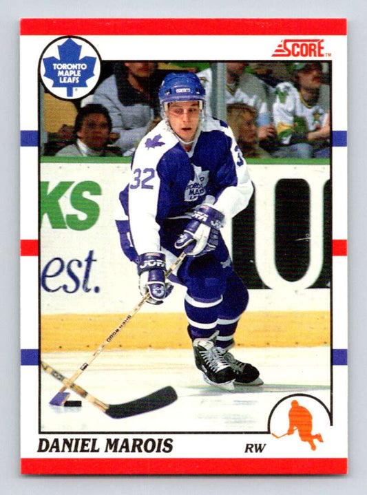 1990-91 Score Canadian Hockey #122 Daniel Marois  Toronto Maple Leafs  Image 1