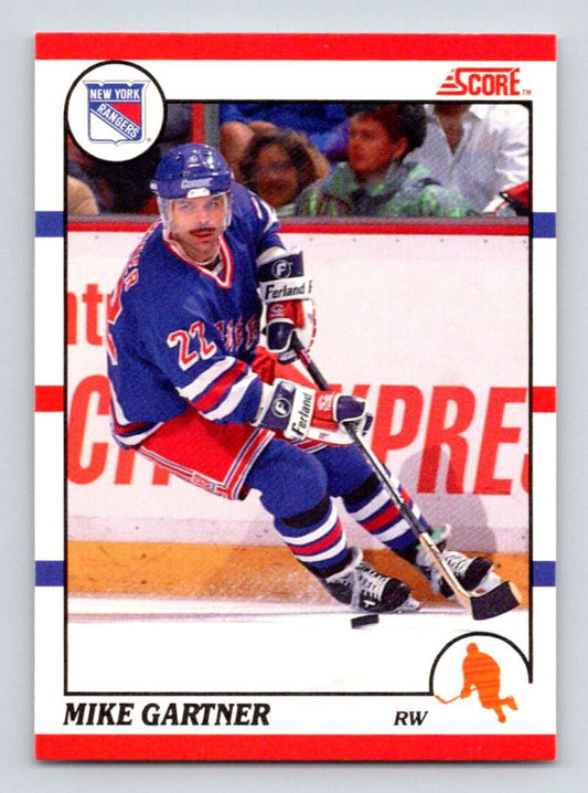 1990-91 Score Canadian Hockey #130 Mike Gartner   Image 1