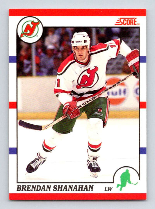 1990-91 Score Canadian Hockey #146 Brendan Shanahan  New Jersey Devils  Image 1