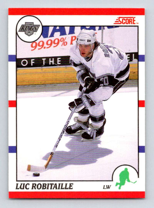 1990-91 Score Canadian Hockey #150 Luc Robitaille  Los Angeles Kings  Image 1