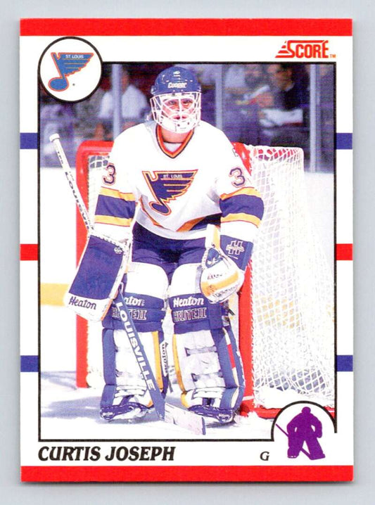 1990-91 Score Canadian Hockey #151 Curtis Joseph  RC Rookie St. Louis Blues  Image 1