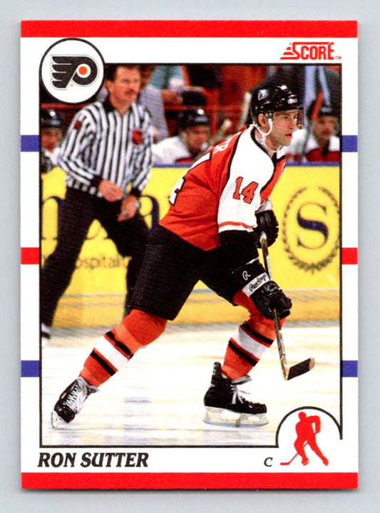 1990-91 Score Canadian Hockey #153 Ron Sutter   Image 1