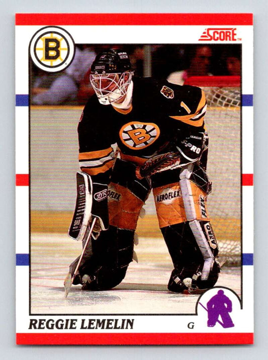 1990-91 Score Canadian Hockey #159 Rejean Lemelin   Image 1