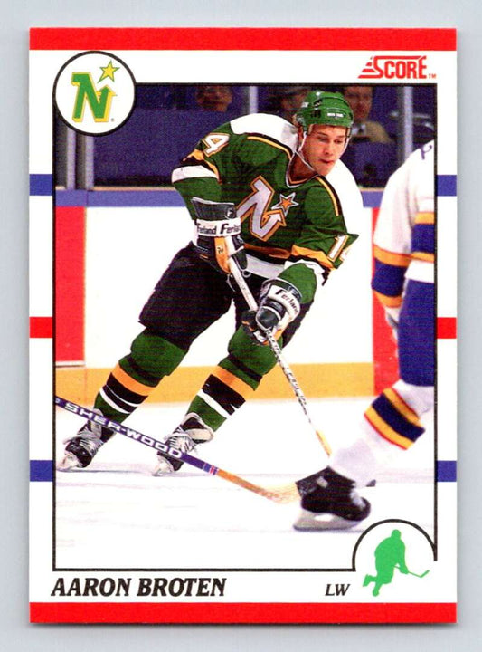 1990-91 Score Canadian Hockey #162 Aaron Broten UER   Image 1