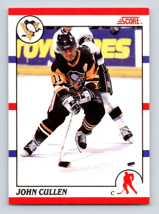 1990-91 Score Canadian Hockey #164 John Cullen UER  Pittsburgh Penguins  Image 1
