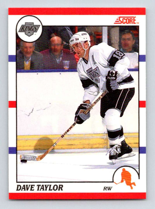 1990-91 Score Canadian Hockey #166 Dave Taylor  Los Angeles Kings  Image 1