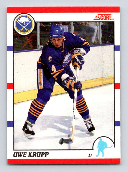 1990-91 Score Canadian Hockey #169 Uwe Krupp  Buffalo Sabres  Image 1