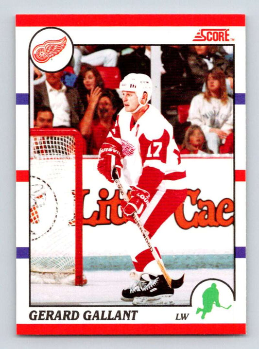 1990-91 Score Canadian Hockey #180 Gerard Gallant  Detroit Red Wings  Image 1