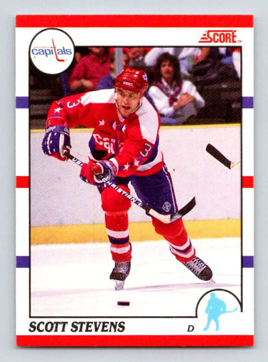 1990-91 Score Canadian Hockey #188 Scott Stevens   Image 1