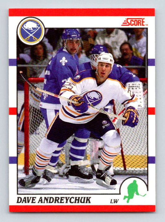 1990-91 Score Canadian Hockey #189 Dave Andreychuk  Buffalo Sabres  Image 1