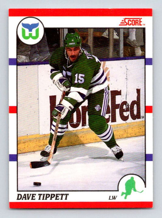 1990-91 Score Canadian Hockey #192 Dave Tippett   Image 1