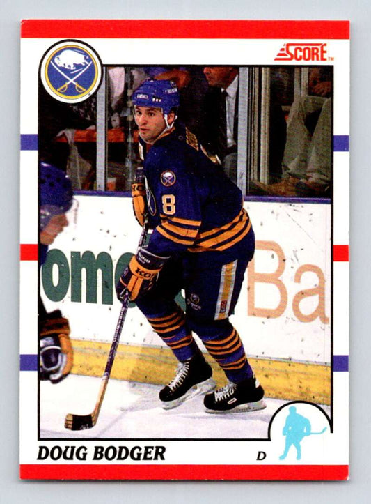 1990-91 Score Canadian Hockey #211 Doug Bodger  Buffalo Sabres  Image 1