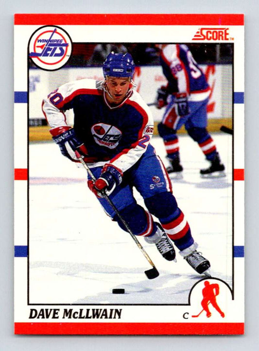 1990-91 Score Canadian Hockey #231 Dave McLlwain  Winnipeg Jets  Image 1