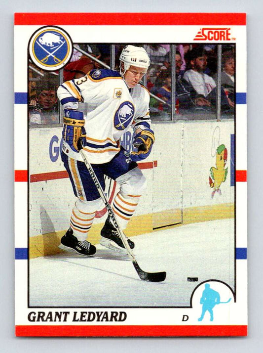 1990-91 Score Canadian Hockey #233 Grant Ledyard  Buffalo Sabres  Image 1