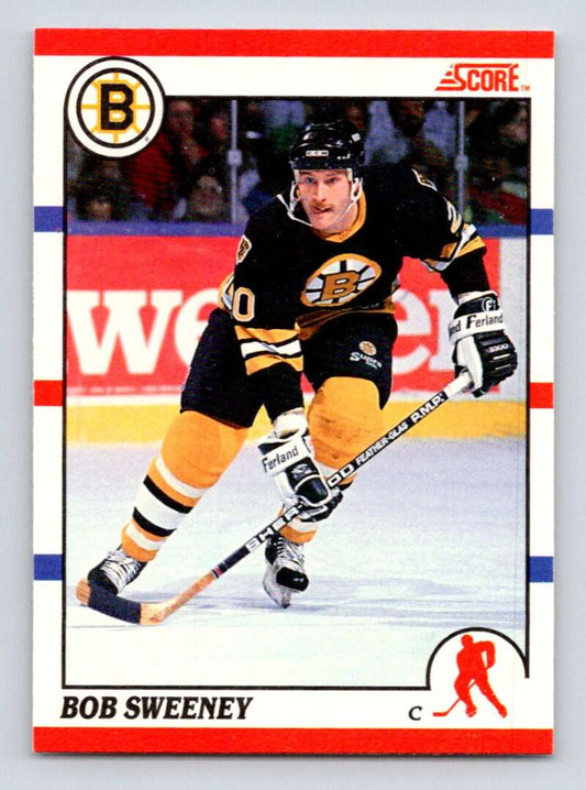 1990-91 Score Canadian Hockey #235 Rob Sweeney  Boston Bruins  Image 1