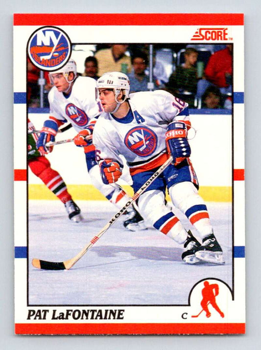 1990-91 Score Canadian Hockey #250 Pat LaFontaine  Buffalo Sabres  Image 1