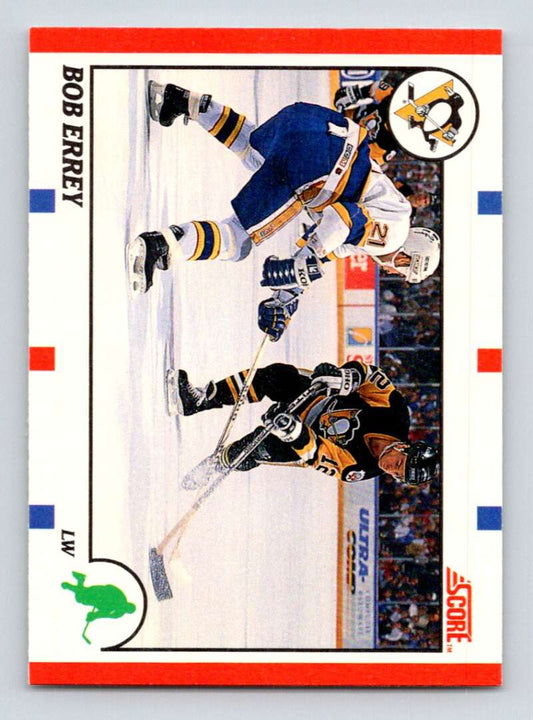 1990-91 Score Canadian Hockey #255 Bob Errey  Pittsburgh Penguins  Image 1