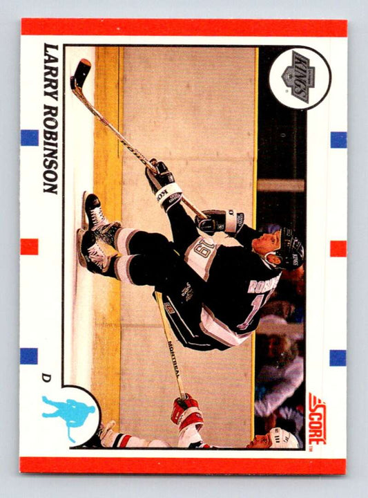 1990-91 Score Canadian Hockey #260 Larry Robinson  Los Angeles Kings  Image 1