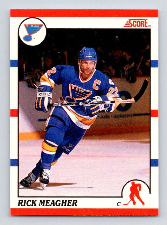 1990-91 Score Canadian Hockey #267 Rick Meagher  St. Louis Blues  Image 1
