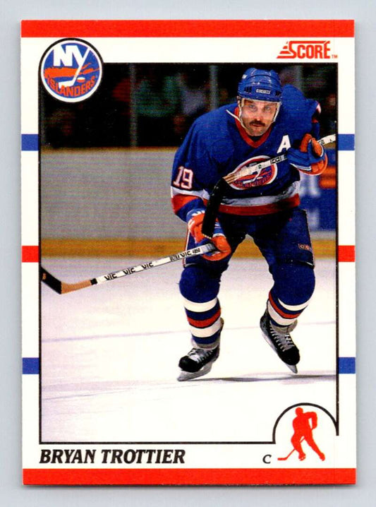 1990-91 Score Canadian Hockey #270 Bryan Trottier   Image 1
