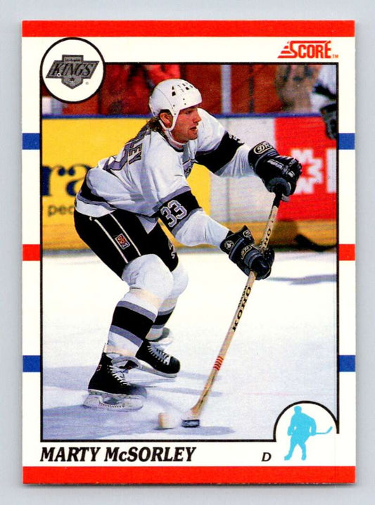 1990-91 Score Canadian Hockey #271 Marty McSorley  Los Angeles Kings  Image 1