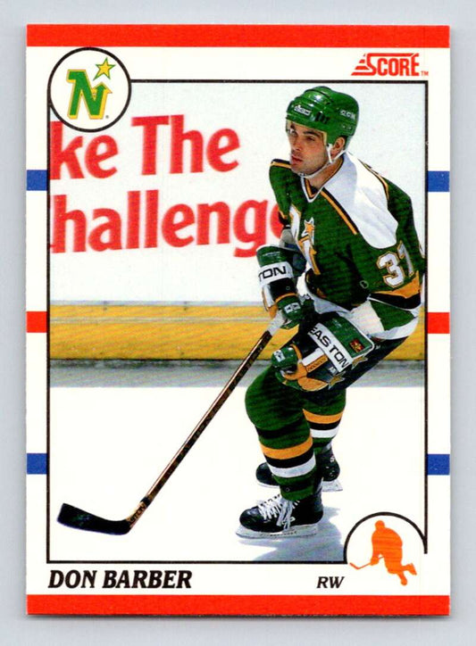 1990-91 Score Canadian Hockey #284 Don Barber   Image 1