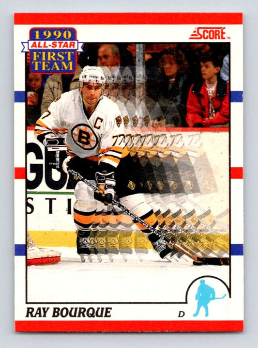 1990-91 Score Canadian Hockey #313 Ray Bourque   Image 1